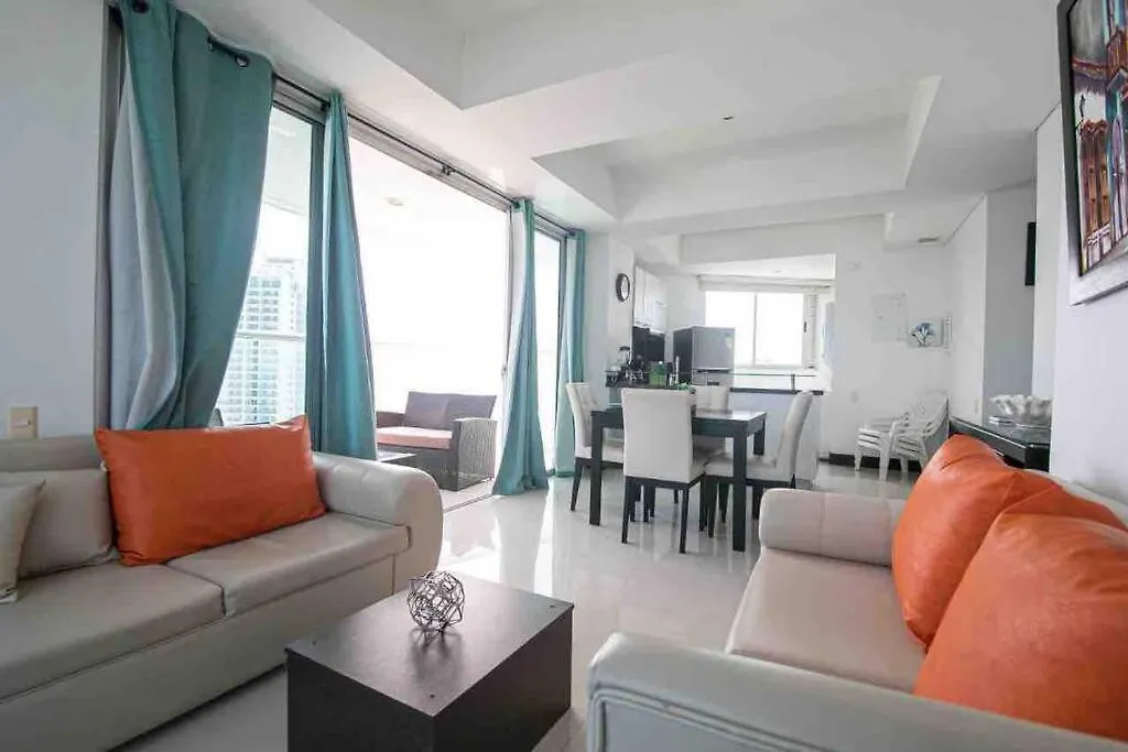 Apartmán Apartamento Bocagrande Vista Al Mar Piso 31 Cartagena